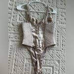 House Of CB Cream Bodysuit Photo 3