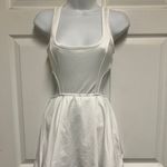 SheIn SHEIIN White Athletic Golf Workout Mini Tennis Dress Photo 2