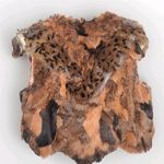 Vintage Women's Large Genuine Rabbit Fur Patchwork Boho Hippie Rustic Vest Brown Photo 5