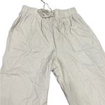 Ci Sono 👖  Linen Blend Wide Leg Capri Pants – Khaki – Women’s Medium 🌿 Photo 5