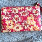 Coach Floral Pink and Yellow Wristlet Photo 2
