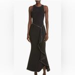 Brandon Maxwell The Brynn Ruffled Mermaid Gown Original Price $2995 Black Size undefined Photo 1
