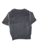 Bonnie Boerer Black Sweater Vintage 1987 Butterfly Appliqué Metallic Embroidery Size M Photo 3