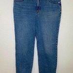 Madewell  Medium Wash Denim Mom Jean EUC Sz 33 High Rise Crop Tapered Leg Photo 0