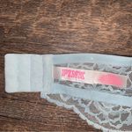 PINK - Victoria's Secret  Blue Lace Choker Wireless Bra Women’s Size Medium Photo 4