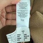 Ralph Lauren Wool Blend Car Coat Womens XL Camel Icon A Line Minimalist Luxury Photo 11