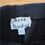 Acne Studios  - Weld Fleece PUW14 Sweatpant Joggers in Black Photo 2