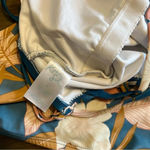 Kona Sol  Floral Tropical One Piece Cream Tan Blue Neutral Small Photo 4