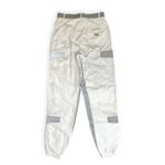 I am gia I.AM.GIA | Small | Halo Pant White Silver Reflective Cargo Parachute Jogger Photo 8