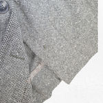 1960s Vintage Bonwit Teller Gray Wool Tweed Mod Sleeveless Shift Dress Size 4 Photo 4
