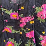 Free People  Alora Floral button down mini dress Photo 4