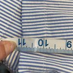 Charter Club Womens Striped Flat Front High Rise Shorts Blue White Size 16 NWOT Photo 5