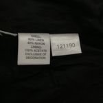 Ann Taylor  LOFT PETITES Black Linen Skirt Sz 6p Photo 3