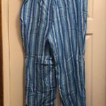 Cacique  Blue & Silver Stripe Flannel PJ Pajama Pants 18/20 Photo 3