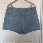 Madewell  The Mom Jean Blue Denim Shorts Size 32 Photo 1