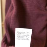 Aerie Twist knot Back Sweater Dress Merlot Purple Maroon Medium Photo 2