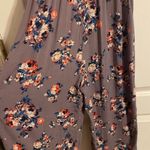 Umgee Purple Floral Ruffle Floral Jumpsuit Sz Small Photo 1