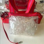 Clear Tote Bag with Red Accents Photo 9