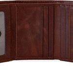 Blocking Trifold Wallet for Men - Genuine Buffalo Leather - Whiskey Visit the IDENTITY STRONGHOLD Store Photo 2