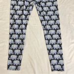 LuLaRoe 3/$15 LULA ROE Baby Blue Baby Elephants Leggings, TC Photo 5