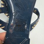 Jack Rogers  Georgica Jelly Sandals in Navy with gold accents S-436 Sz 8 Photo 5