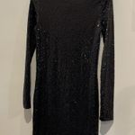 Kensie Sparkly Black long sleeve Party Dress /Cocktail dress Size small Photo 7