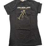 Jon Bon Jovi Womens XXL Black Vegas Tour 2013 Tee Babydoll T Photo 0