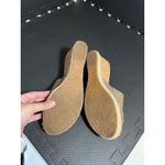 Donald J Pliner Janet Metallic Platform Slide Gold Womens Shoes Wedge Size 8.5 Photo 5