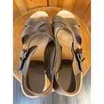 Loft  Criss Cross Leather & Suede Clog Sandals Size 10M Photo 7