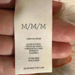 CAbi Blossom Floral top navy ,orange, And Cream sz Medium Tiered Layers Photo 6