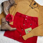 Rue 21 mustard yellow fall sweater Photo 4