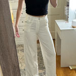 Madewell  Superwide-Leg Jeans White Photo 0