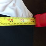 CHAPS Midi Black & Cream Sleeveless Swing Dress SZ L Has 2 Small Pulls … Photo 7