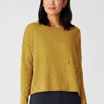 Eileen Fisher  Organic Cotton Linen Slub Box-Top size XS Photo 6