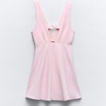 ZARA Dress Mini Pink Rhinestone Wedding Party Coctail Night Out Photo 16