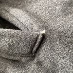 James Perse Hooded Coat Womens Sz 4 Grey Double Breasted Sweatcoat Photo 8