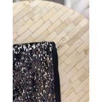 Victoria's Secret Victoria’s Secret Black Sequin Clutch Zip Pouch Wristlet Evening Bag Photo 2