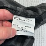 Iz Byer Batwing Dolman Sleeve Gray Top Striped Blousey Womens Small Photo 8