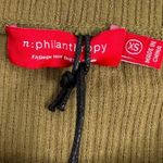 n: Philanthropy Langley Bodysuit Olive Green Ribbed Thong Chic Indie SZ XS NWT Photo 8