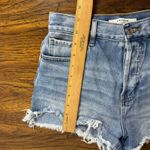 PacSun  Women's Vintage High Rise Distressed Booty Shorts Size 25"Button Fly Jean Photo 10