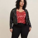 Torrid Red Velvet Cowl neck Camisole in Size 1 Photo 1