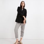 Madewell  Plus Drapeweave Caldwell Double-Breasted‎ Blazer Photo 1