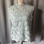 Nanette Lepore  Lace Blouse Tank Top size large Photo 7