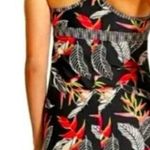 Athleta  Shorebreak Empire Waist Racer Back Swim Dress Tropical Leaves Size XS Photo 1