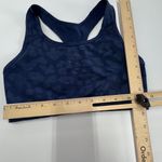 Nike Dri-FIT Sports Bra Womens Small Blue Camo Racerback Athletic Training Top Photo 4