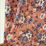 Floral pleated dress. S/M Pink Photo 3