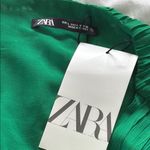 ZARA  Green Pleated dress size L Photo 3