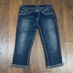 Silver Jeans Silver Aiko Capri Low Rise Stretch Thick Stitched Jeans Photo 0