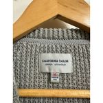 California Tailor women's‎ grey knit crew neck oversized long sleeve sweater M Gray Size M Photo 2