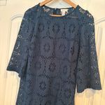 Chico's Chico’s Teal Crochet Dress Size 0.5 (Size‎ 6) Photo 0